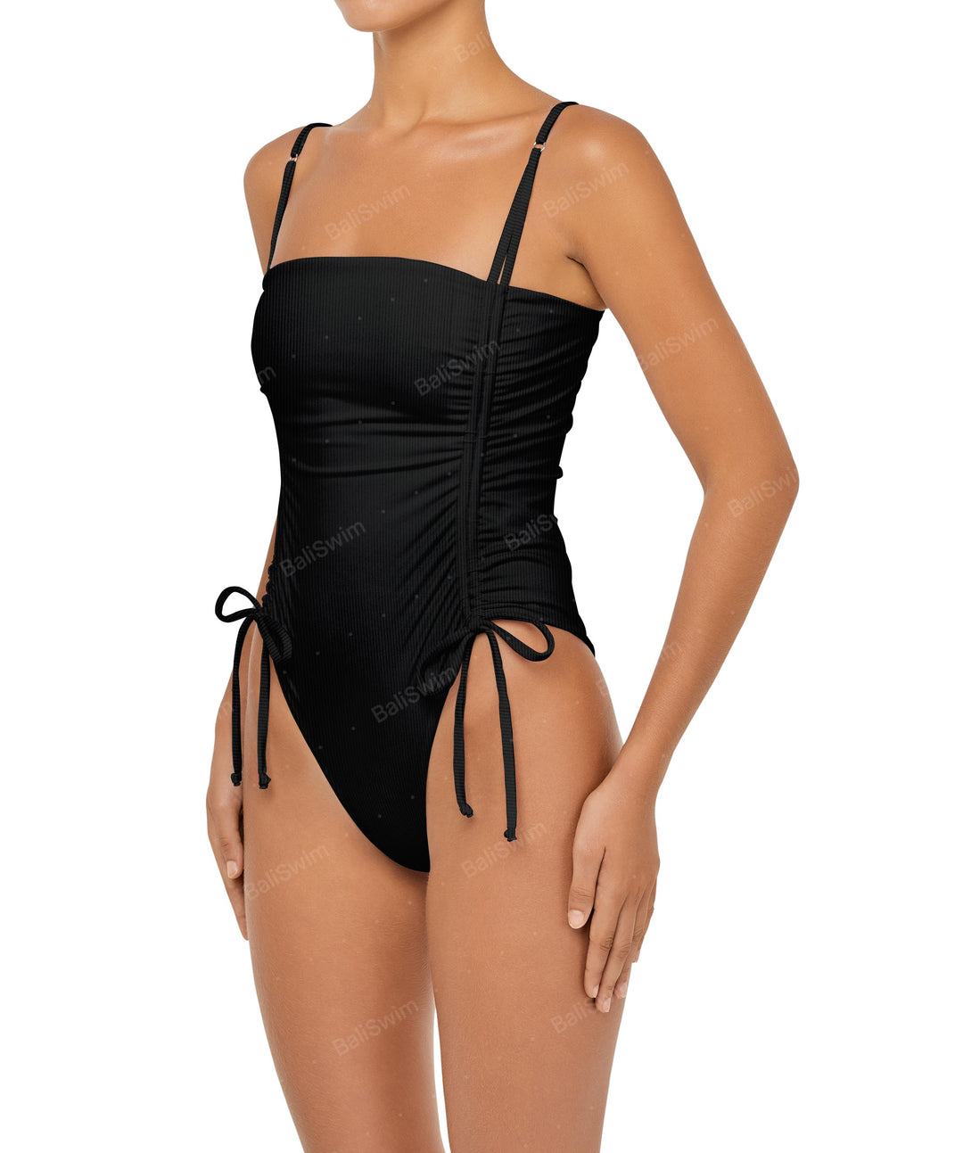 BSWS-S52 Princess Line Ruched One Piece