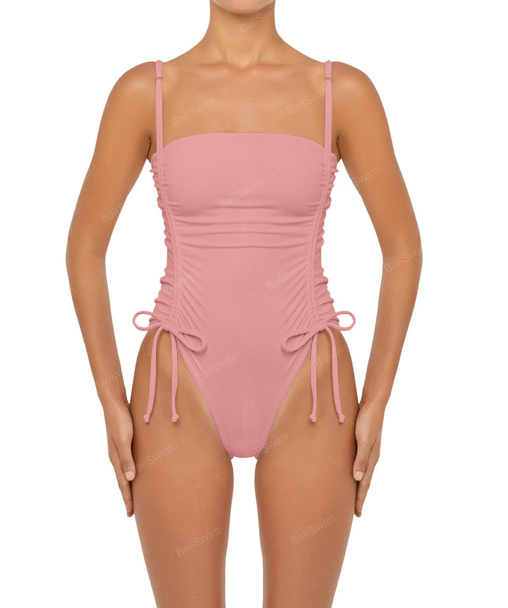 BSWS-S52 Princess Line Ruched One Piece
