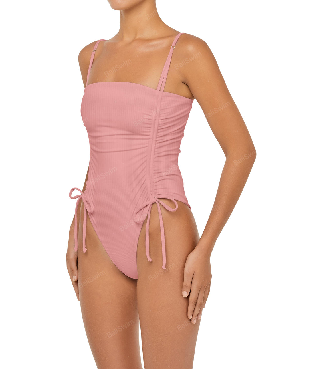 BSWS-S52 Princess Line Ruched One Piece