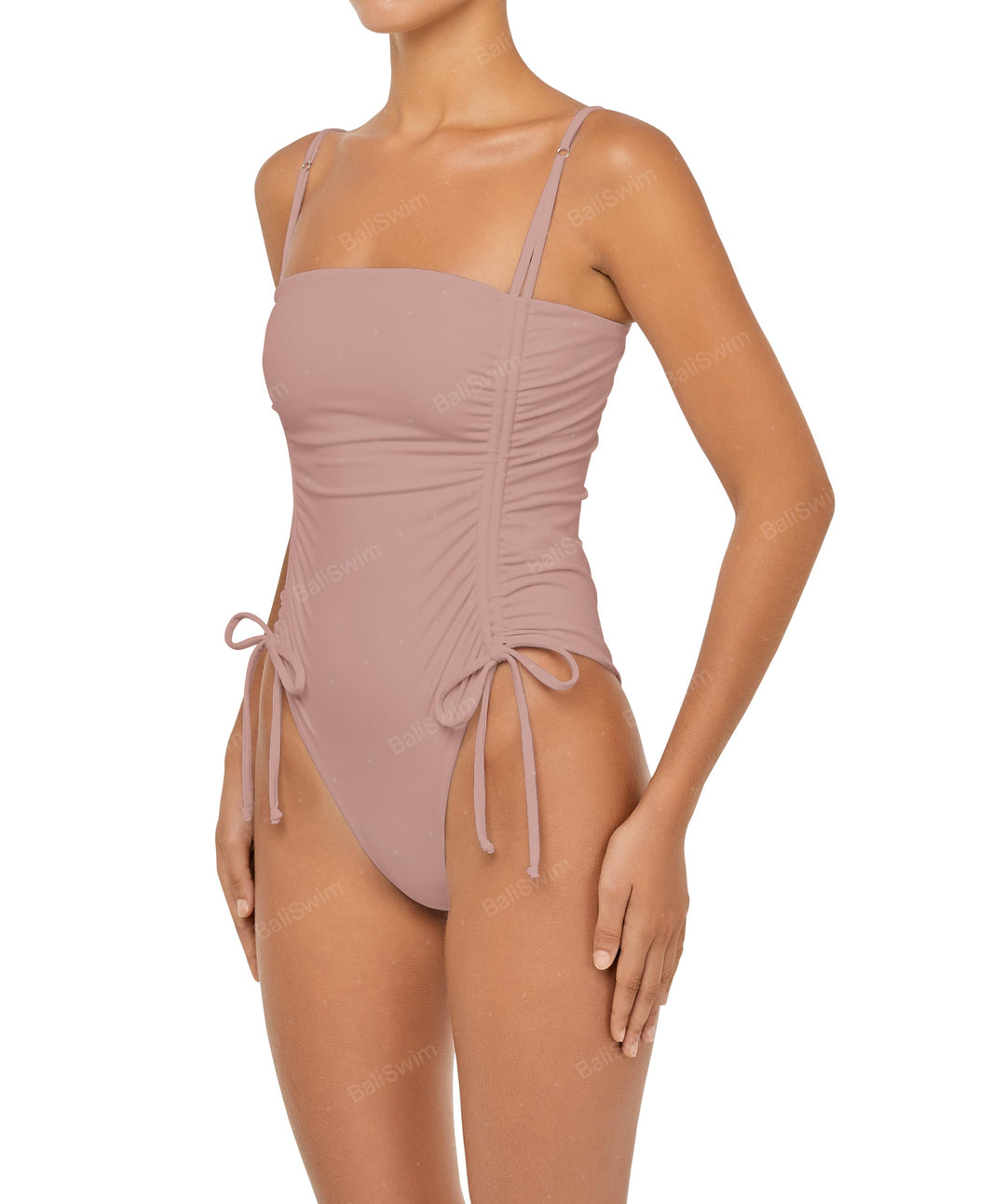 BSWS-S52 Princess Line Ruched One Piece