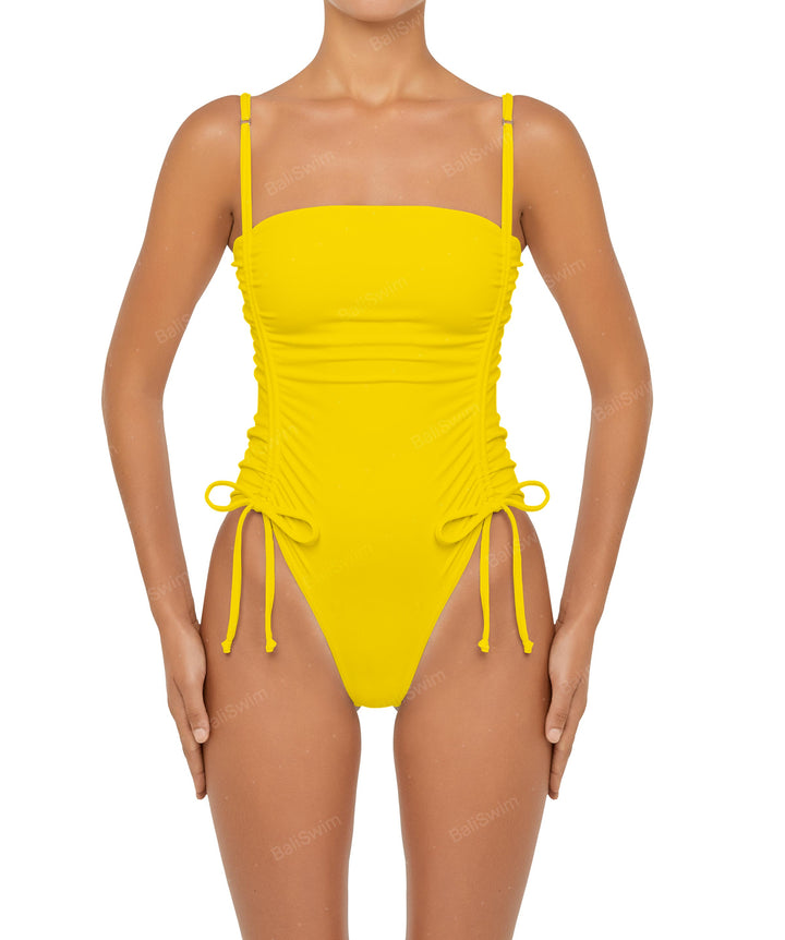 BSWS-S52 Princess Line Ruched One Piece