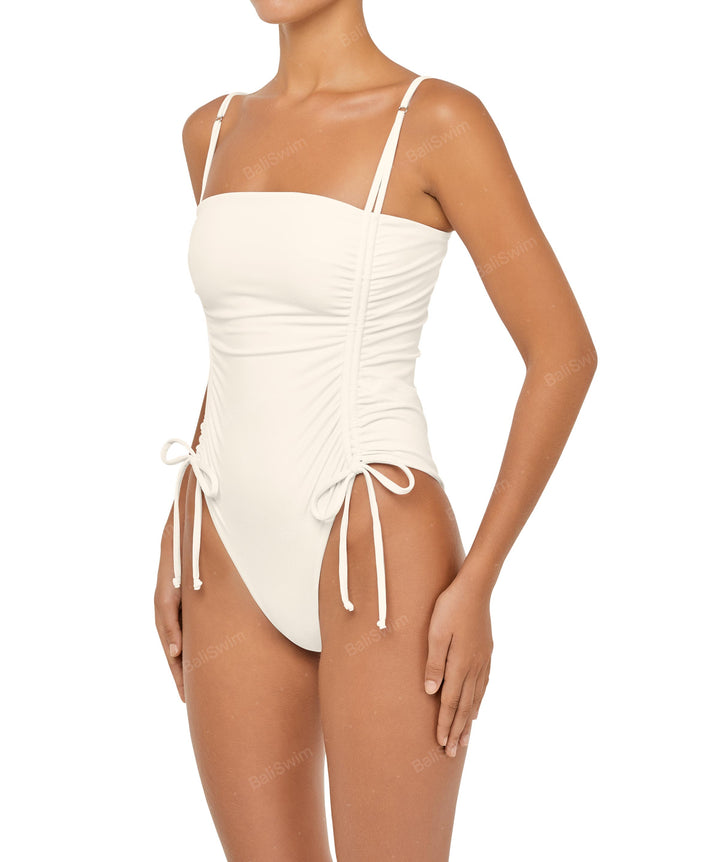 BSWS-S52 Princess Line Ruched One Piece