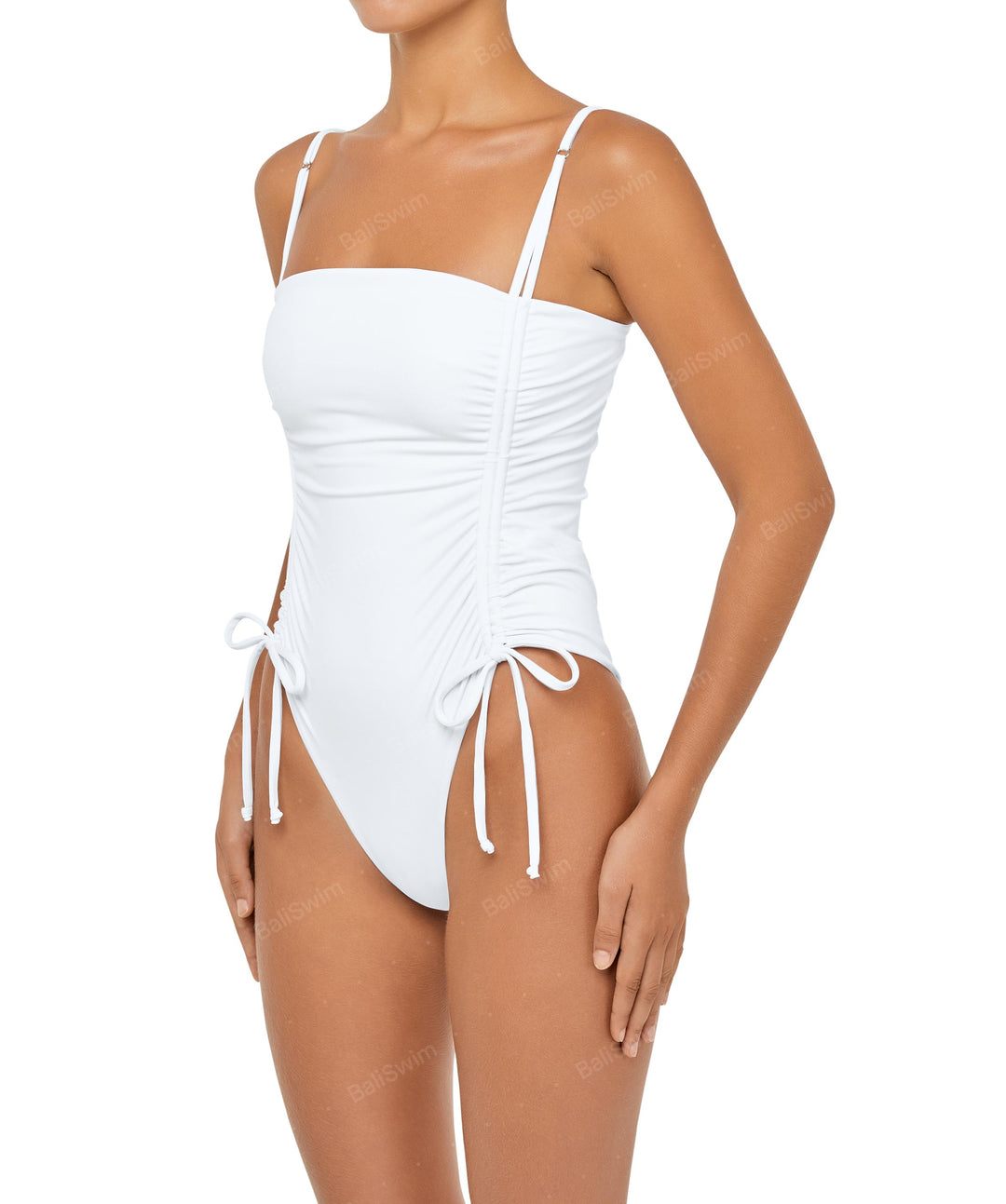 BSWS-S52 Princess Line Ruched One Piece