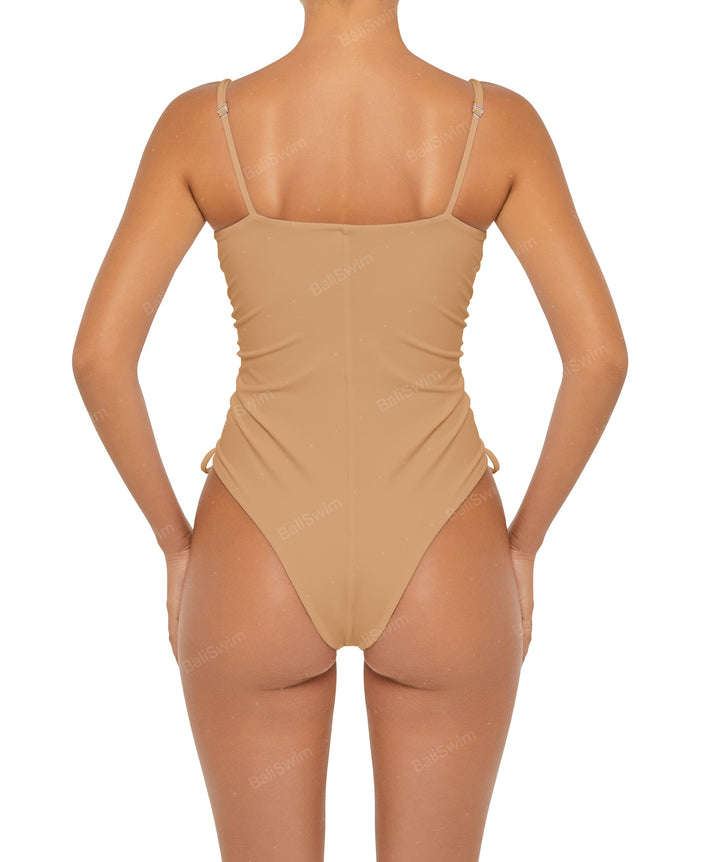 BSWS-S52 Princess Line Ruched One Piece
