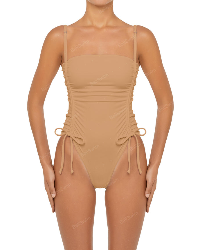 BSWS-S52 Princess Line Ruched One Piece