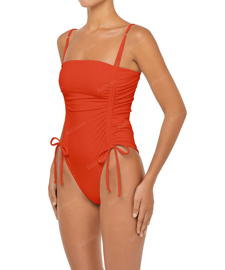 BSWS-S52 Princess Line Ruched One Piece
