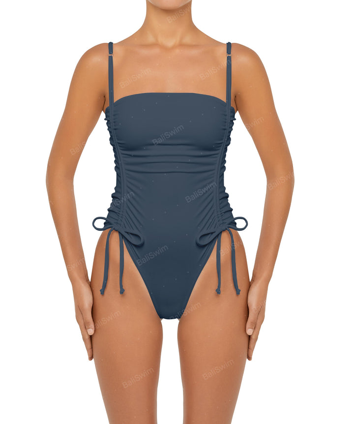 BSWS-S52 Princess Line Ruched One Piece