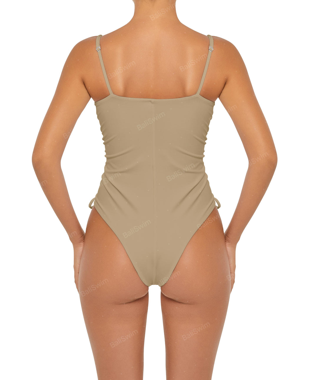 BSWS-S52 Princess Line Ruched One Piece