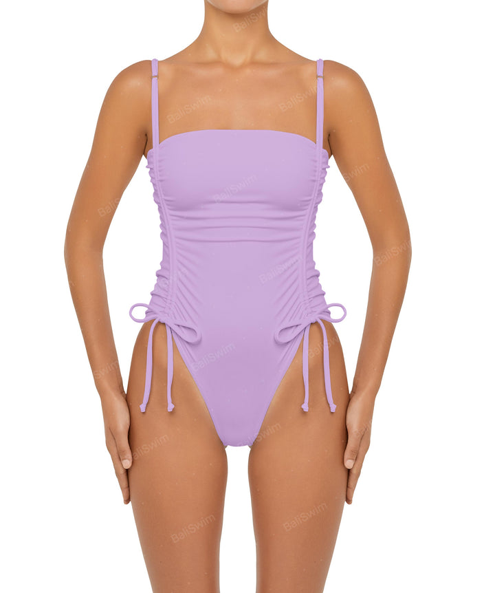 BSWS-S52 Princess Line Ruched One Piece