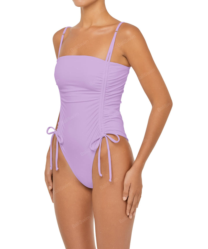 BSWS-S52 Princess Line Ruched One Piece
