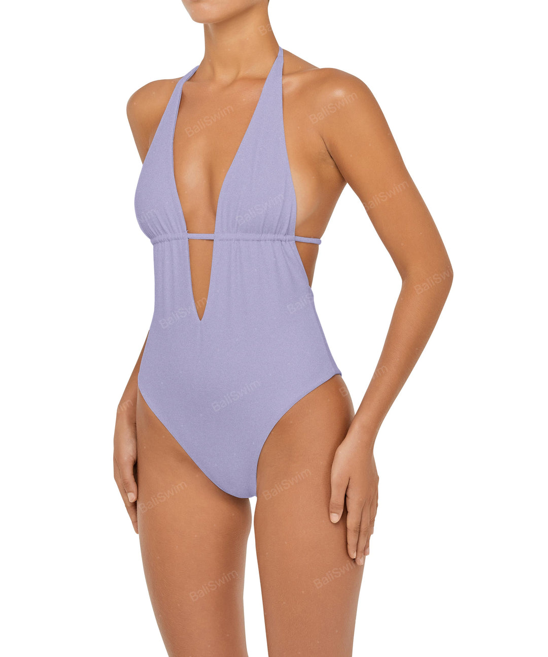 BSWS-S53 Plunge Neck Tunneled Underbust One Piece