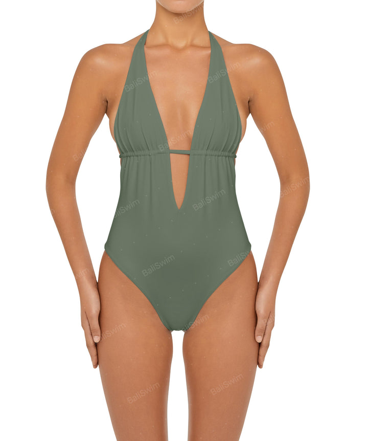 BSWS-S53 Halter Neck One Piece