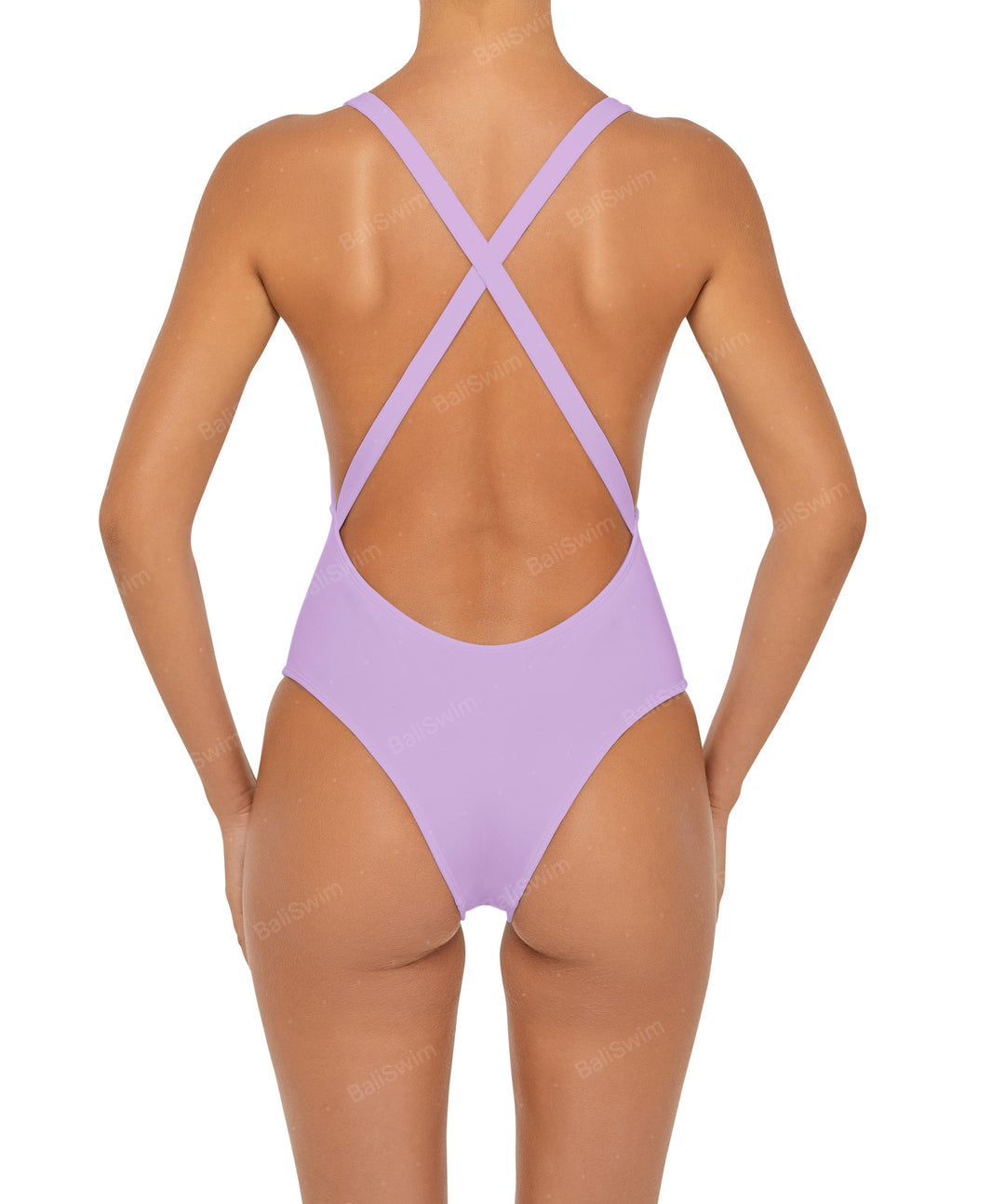 BSWS-S54 Low Back Criss Cross One Piece