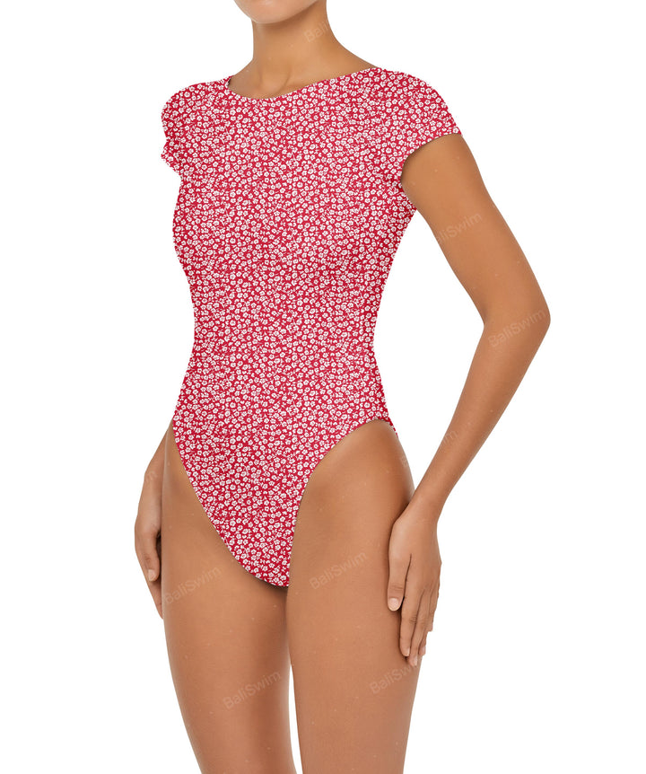 BSWS-S56 Raglan Short Sleeves One Piece
