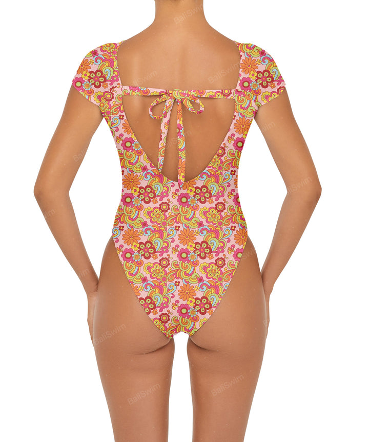 BSWS-S56 Raglan Short Sleeves One Piece