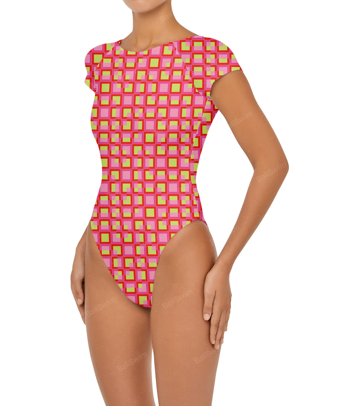 BSWS-S56 Raglan Short Sleeves One Piece