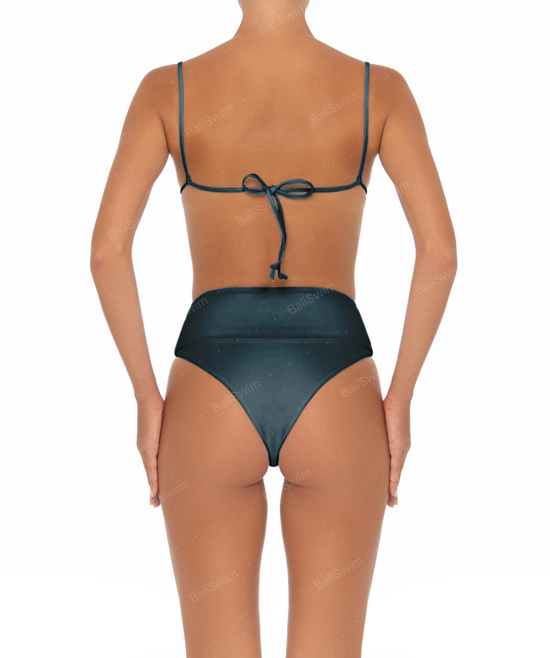BSWS-B37 High Rise Bikini Bottom