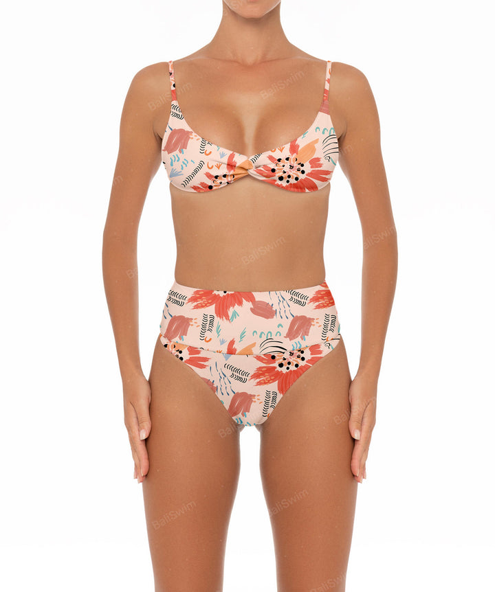 BSWS-T37 Chain Knotted Bikini Top