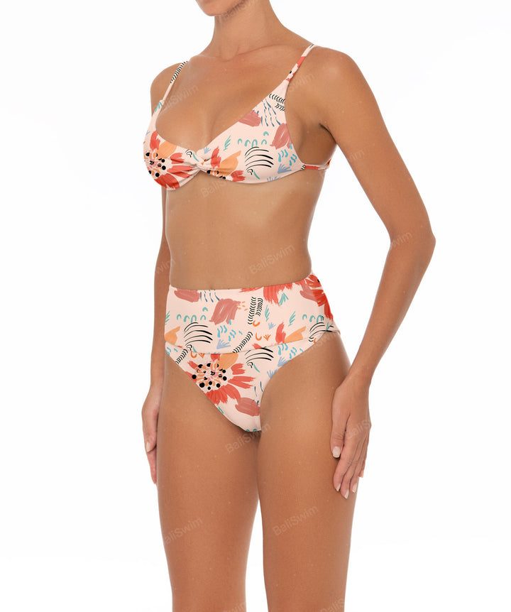 BSWS-T37 Chain Knotted Bikini Top