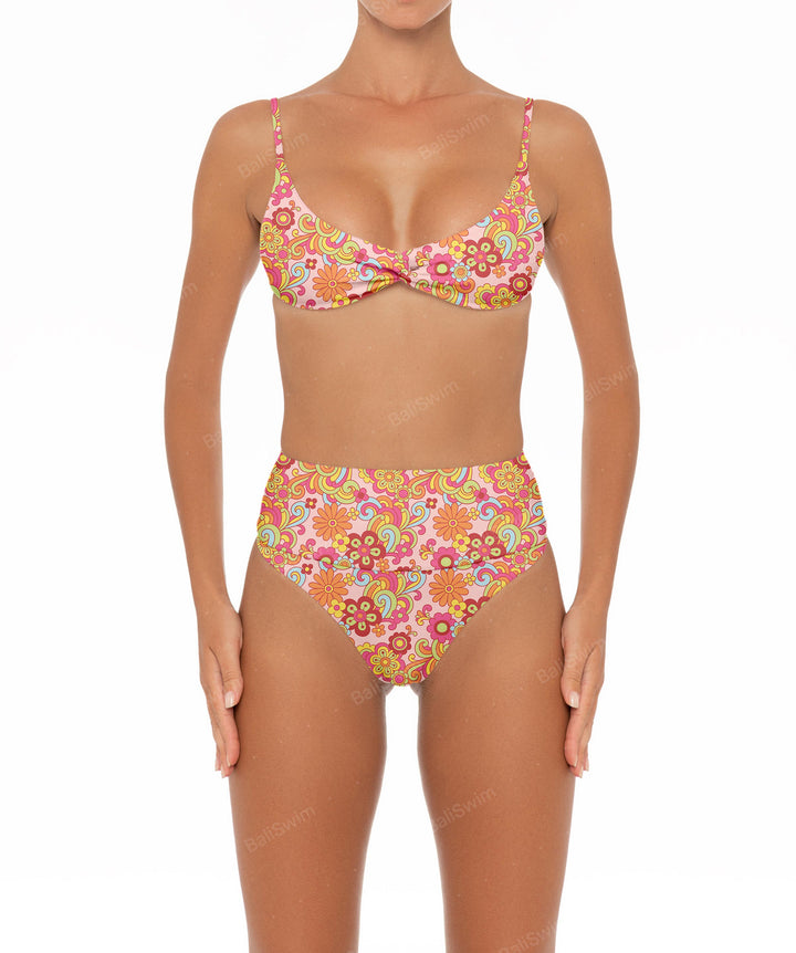 BSWS-T37 Chain Knotted Bikini Top
