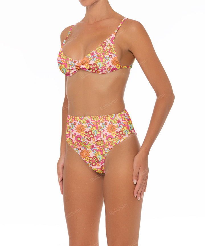 BSWS-T37 Chain Knotted Bikini Top