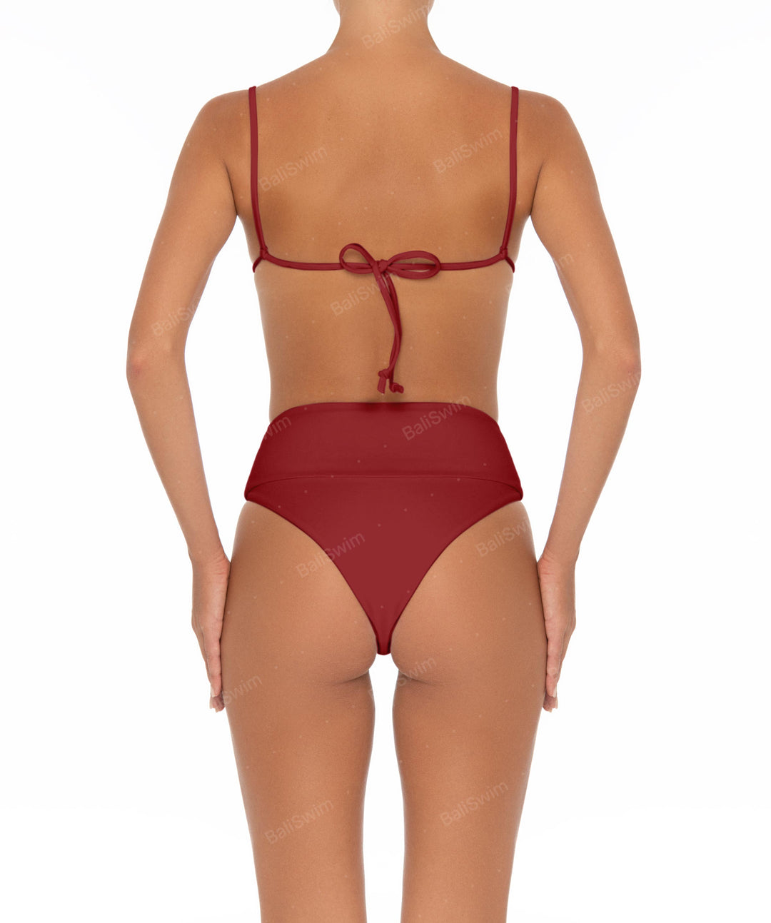 BSWS-B37 High Rise Bikini Bottom