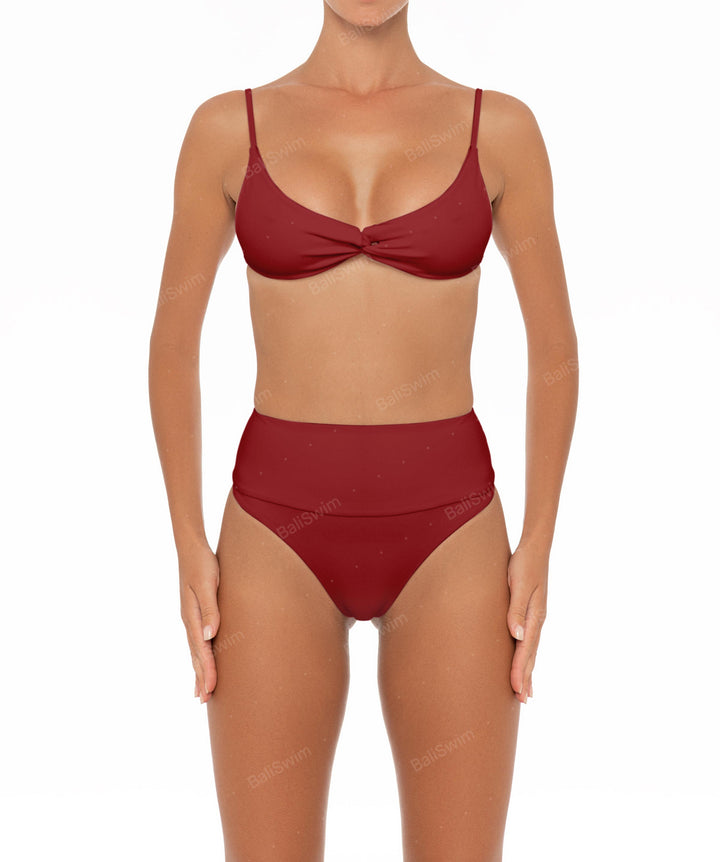 BSWS-T37 Chain Knotted Bikini Top