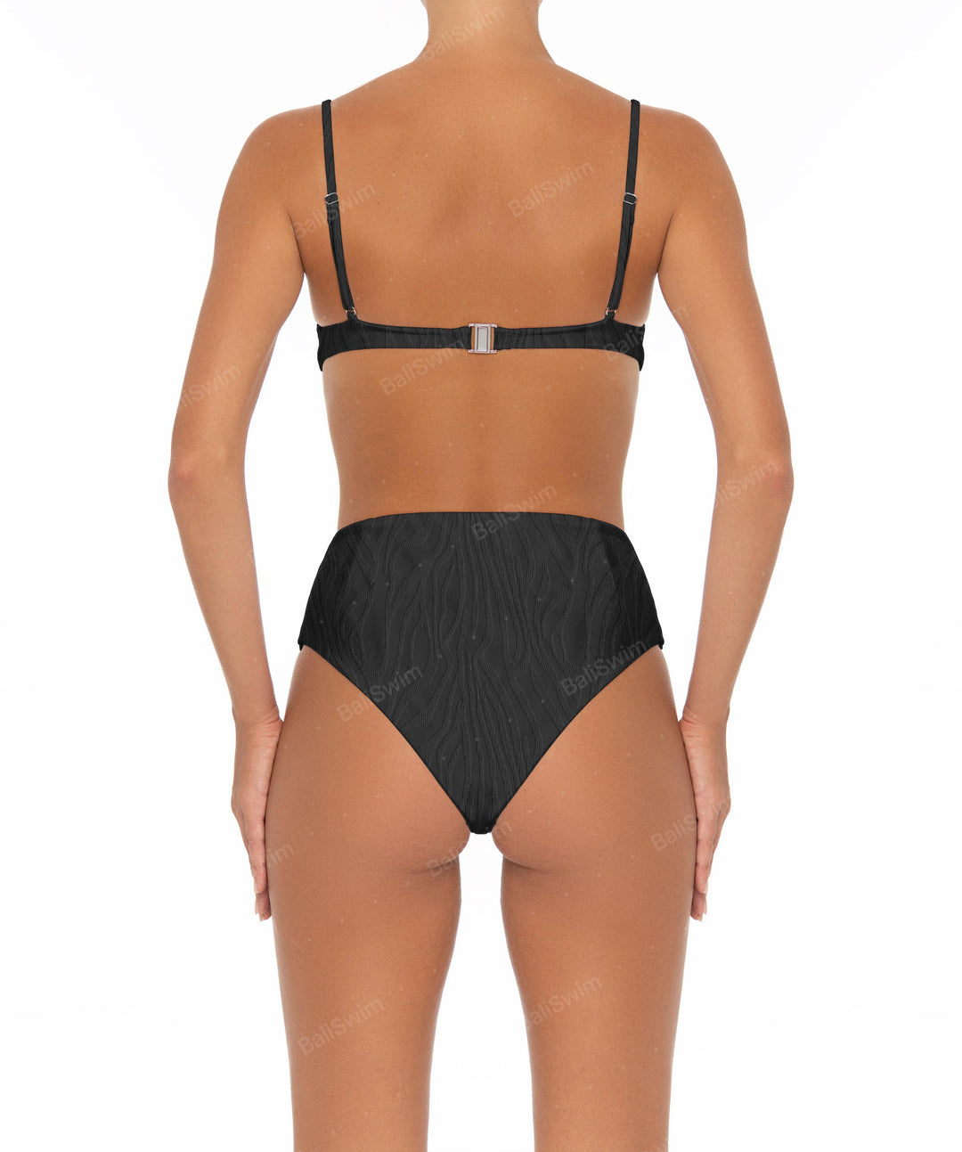 BSWS-B40 Darted High Rise Bikini Bottom