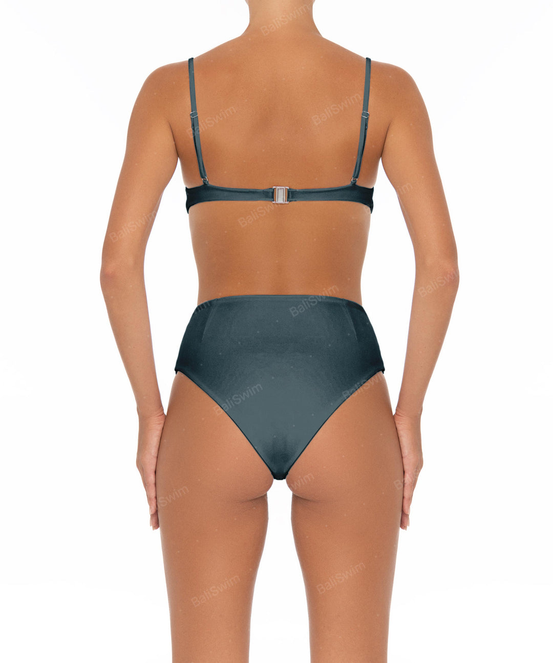 BSWS-B40 Darted High Rise Bikini Bottom