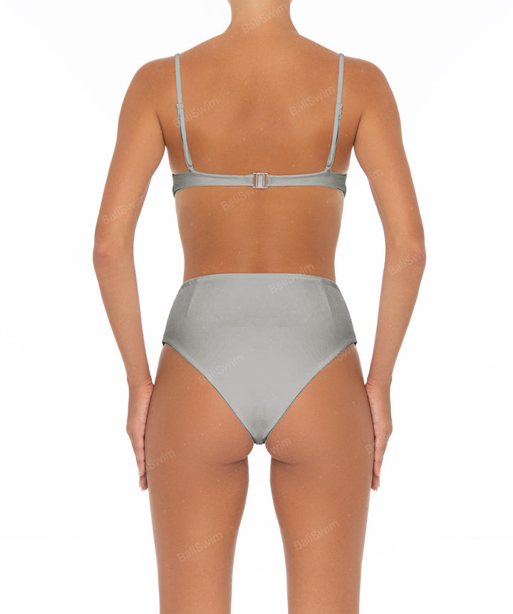 BSWS-B40 Darted High Rise Bikini Bottom