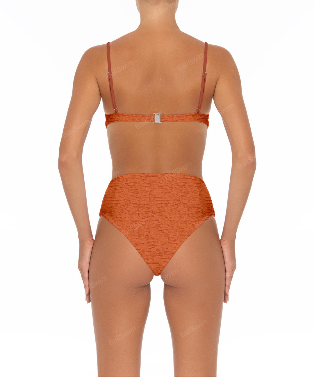 BSWS-B40 Darted High Rise Bikini Bottom