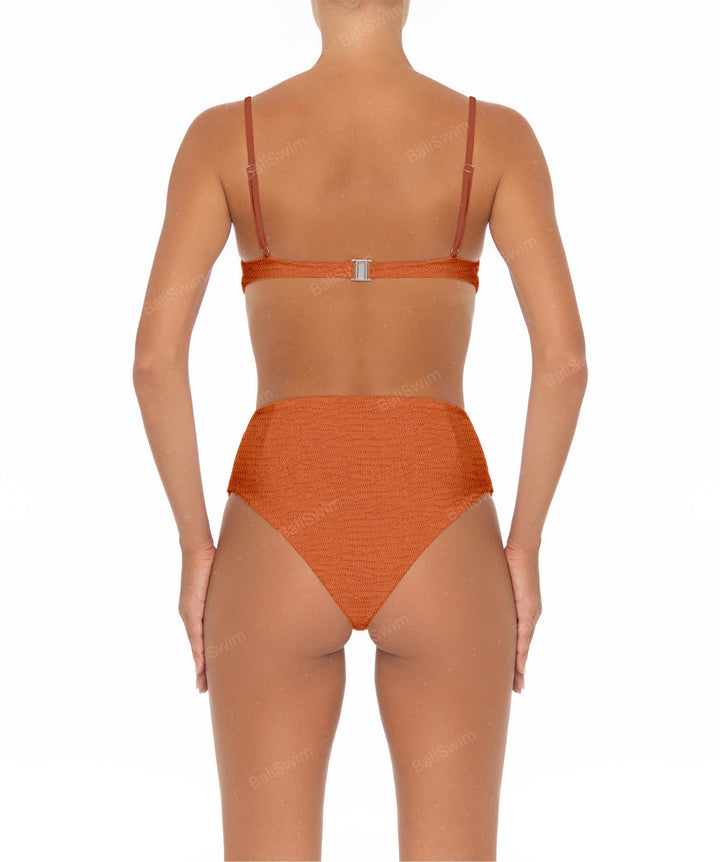 BSWS-B40 Darted High Rise Bikini Bottom