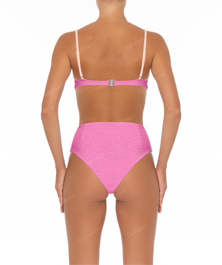 BSWS-B40 Darted High Rise Bikini Bottom