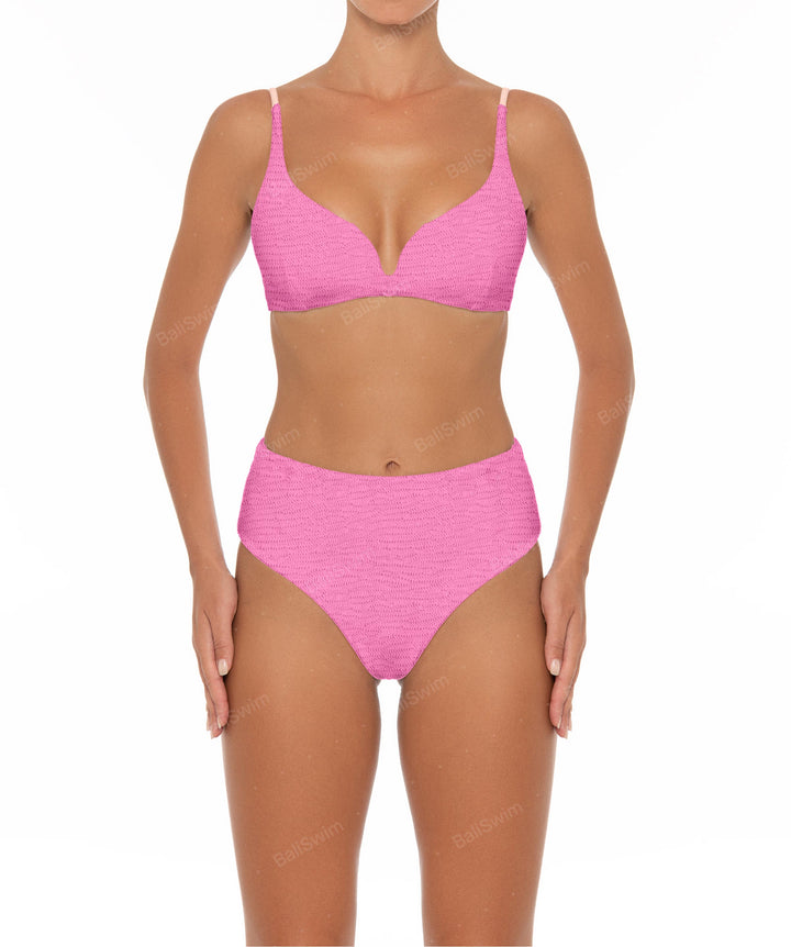 BSWS-B40 Darted High Rise Bikini Bottom