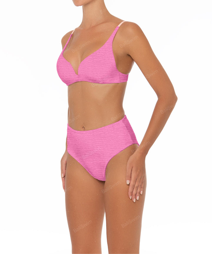 BSWS-B40 Darted High Rise Bikini Bottom