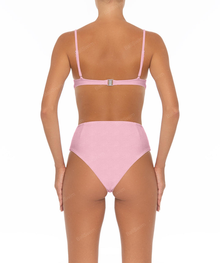 BSWS-B40 Darted High Rise Bikini Bottom