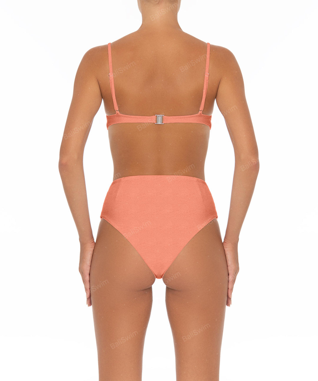 BSWS-B40 Darted High Rise Bikini Bottom
