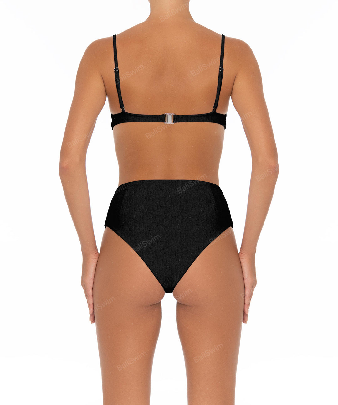 BSWS-B40 Darted High Rise Bikini Bottom