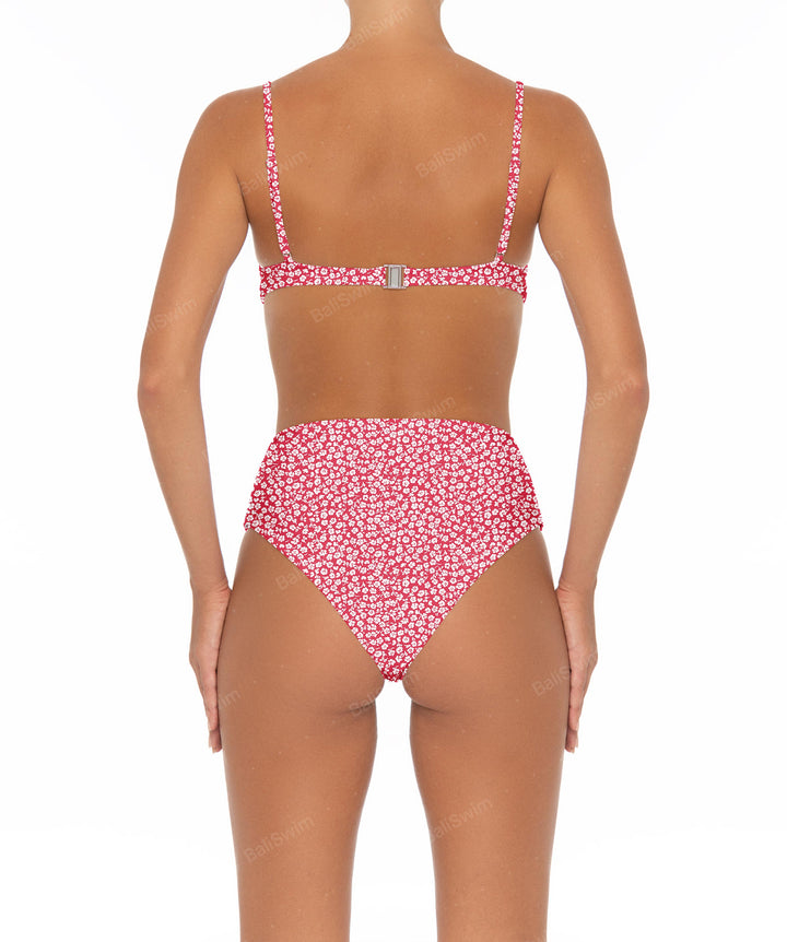 BSWS-B40 Darted High Rise Bikini Bottom