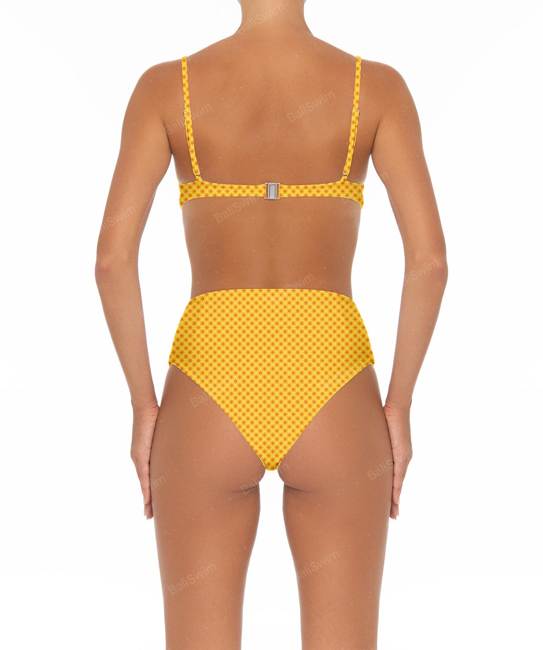 BSWS-B40 Darted High Rise Bikini Bottom