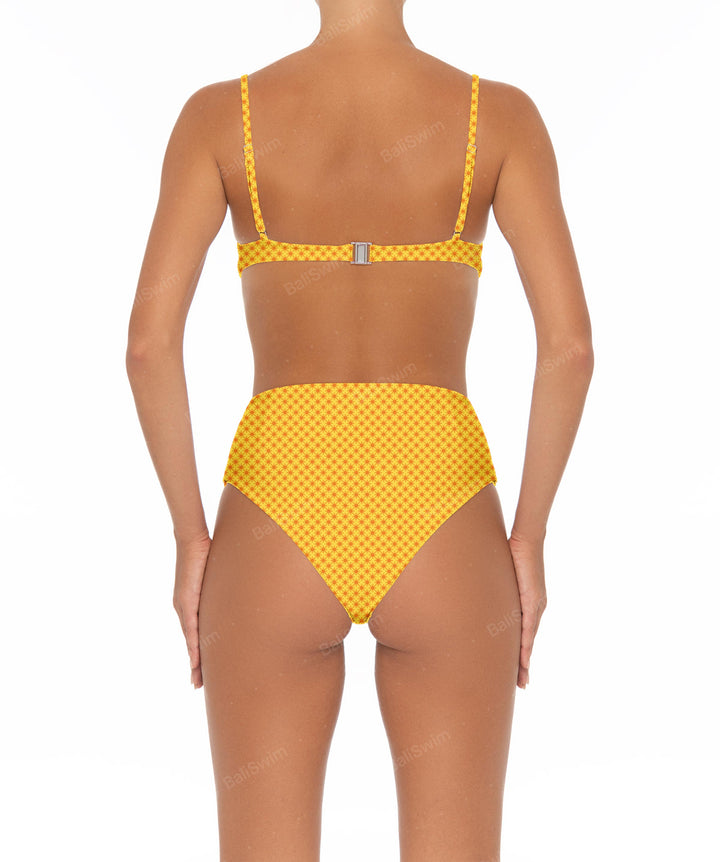 BSWS-B40 Darted High Rise Bikini Bottom