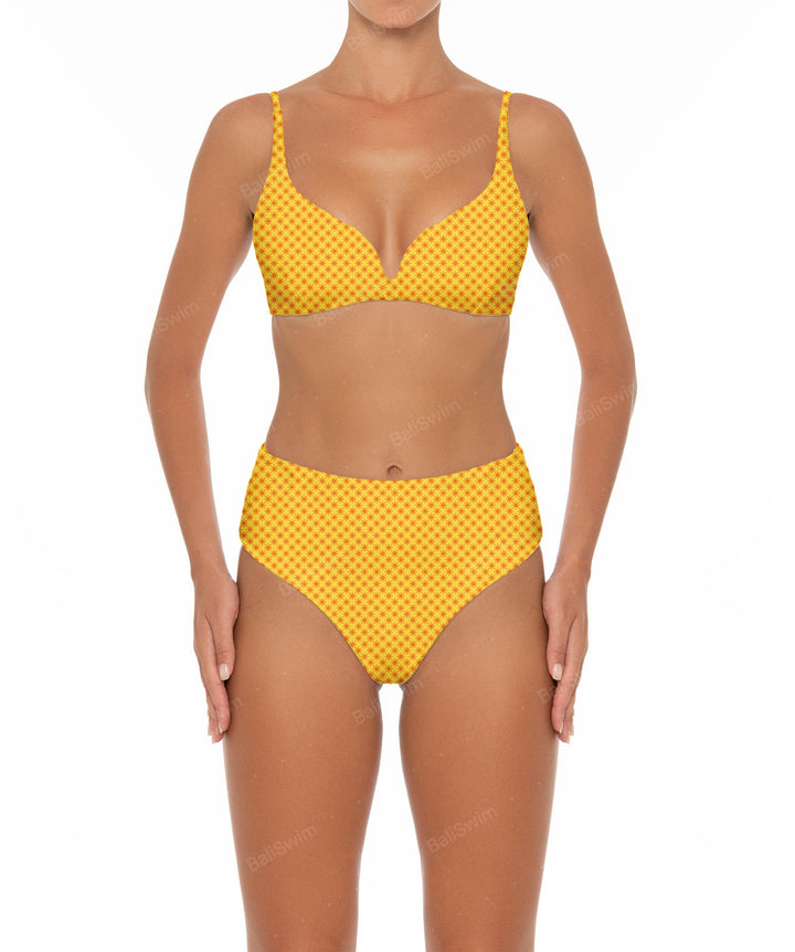 BSWS-B40 Darted High Rise Bikini Bottom