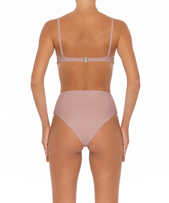 BSWS-B40 Darted High Rise Bikini Bottom