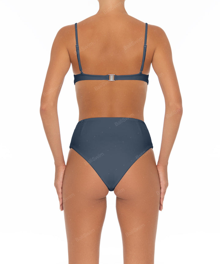 BSWS-B40 Darted High Rise Bikini Bottom