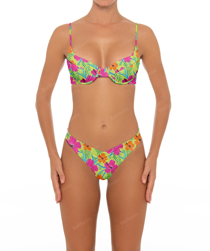 BSWS-B52 Front Gathered Bikini Bottom