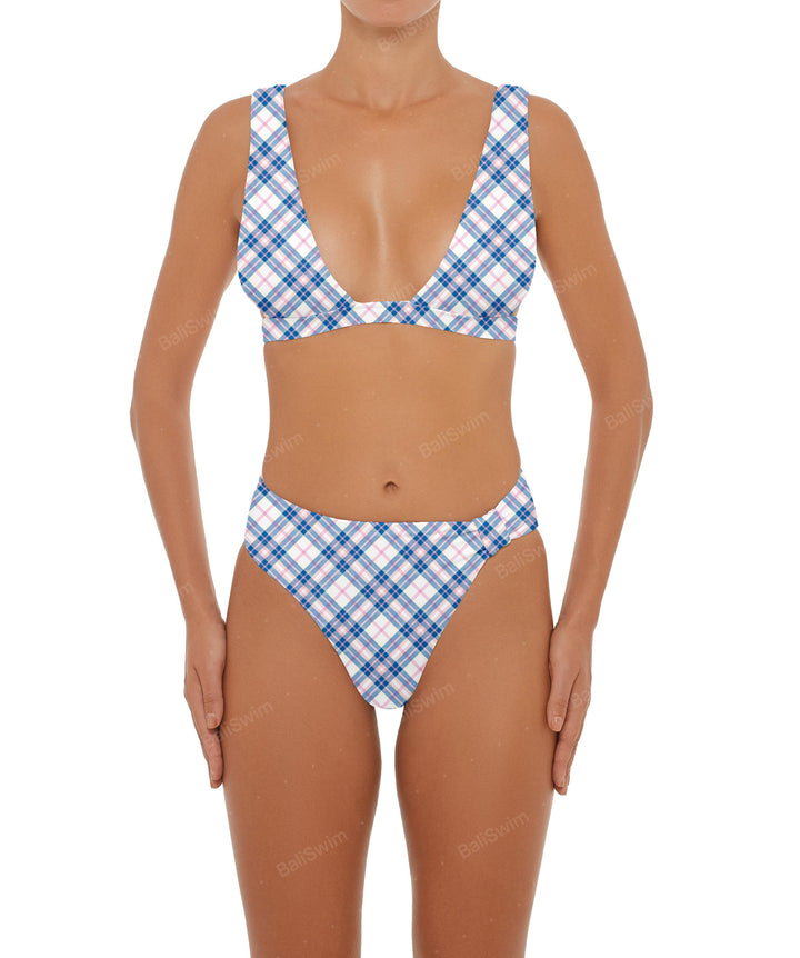 BSWS-T55 Plunge Neck Bikini Top