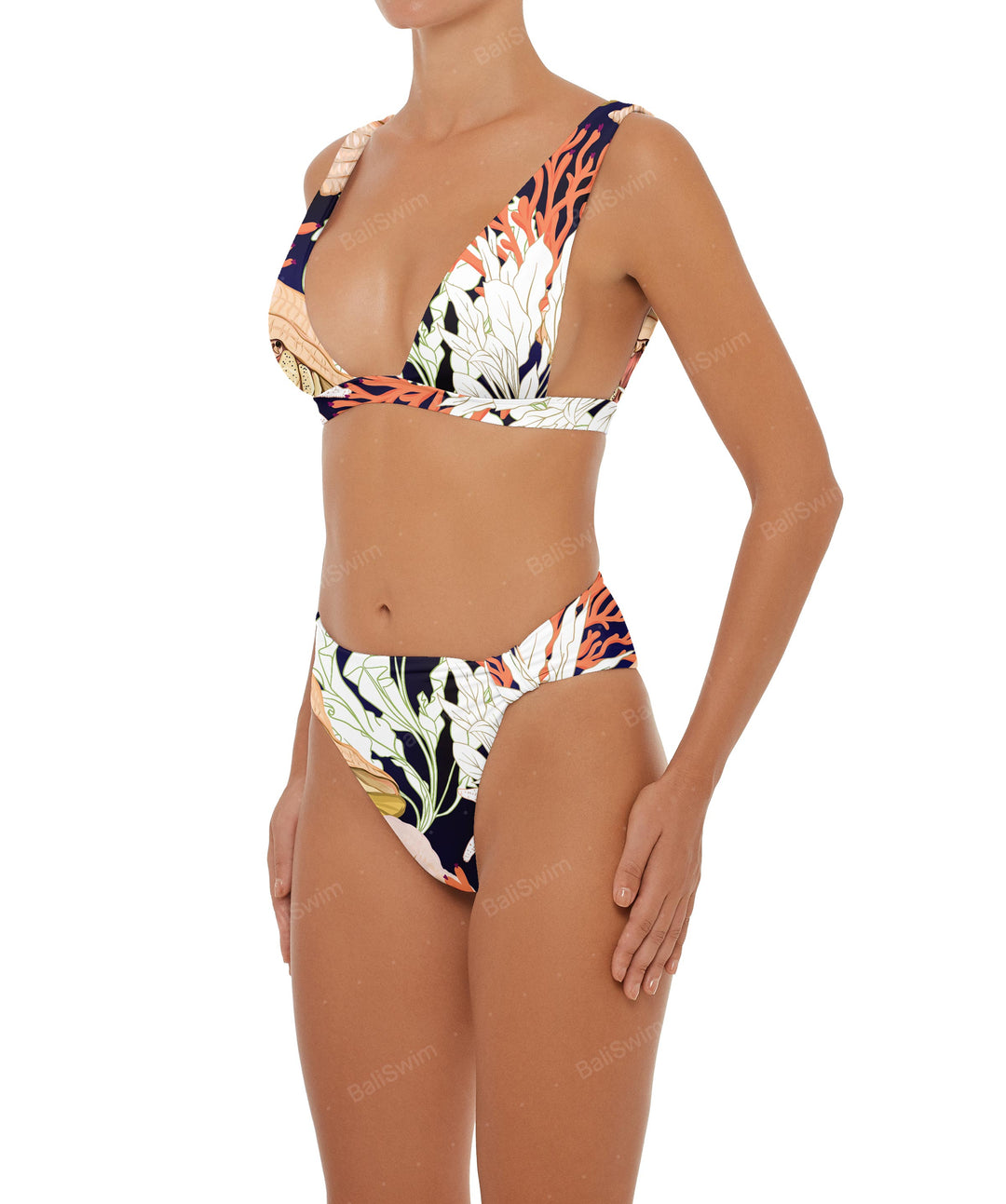 BSWS-B55 High Rise Bikini Bottom