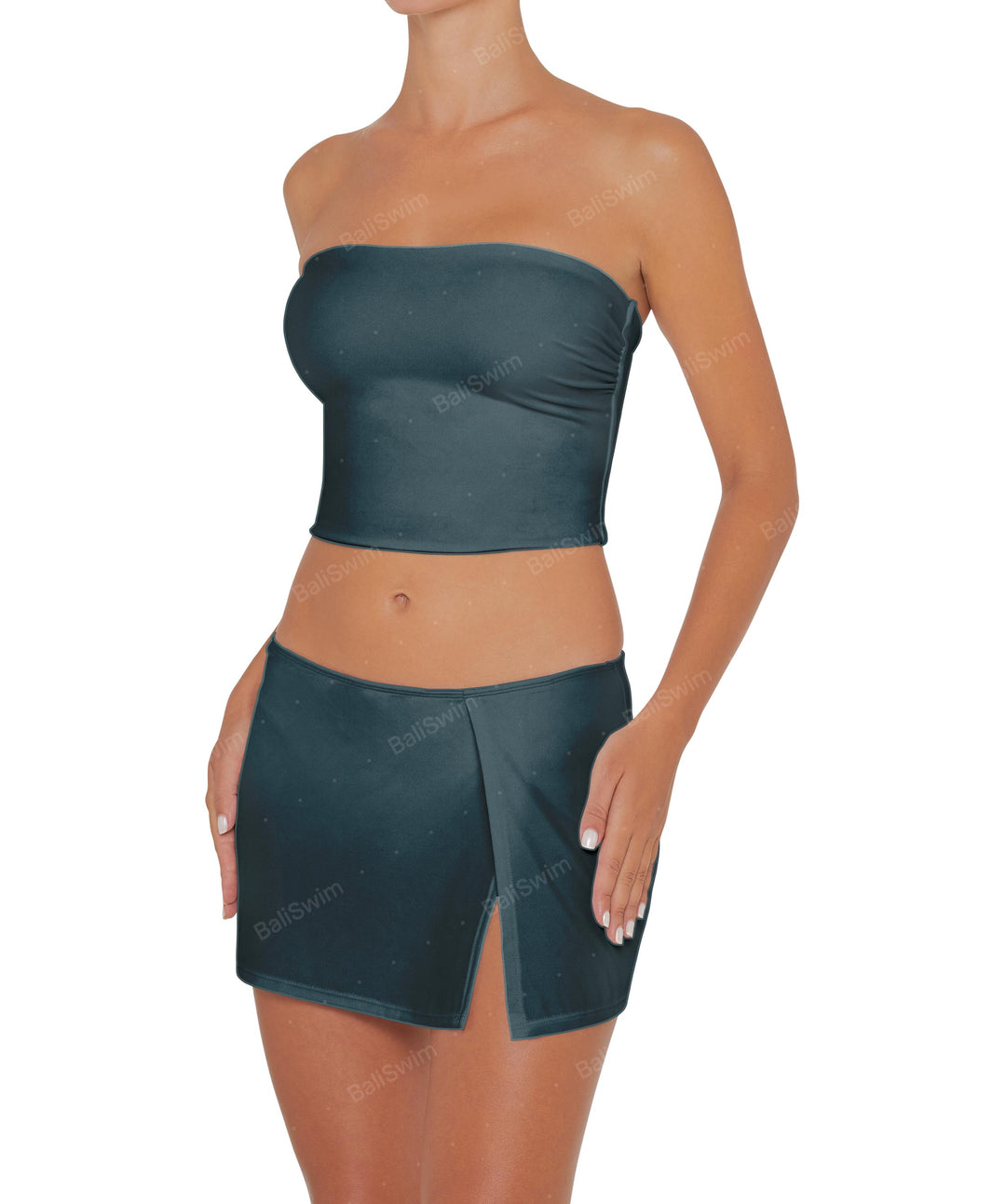 BSWS-T82 Bandeau Tankini Top