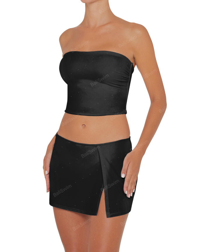 BSWS-T82 Bandeau Tankini Top