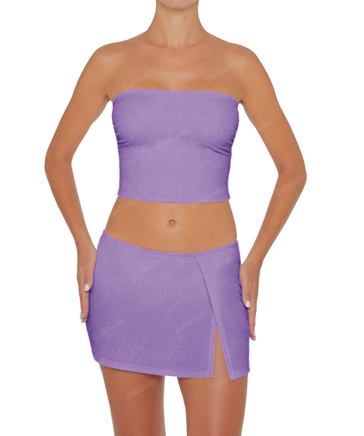 BSWS-T82 Bandeau Tankini Top